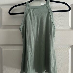 Sage Green Ribbed Women's Top